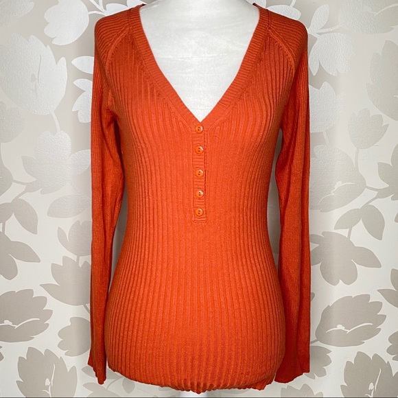 So Wear It Declare It | Orange Long Sleeve Top - Picture 2 of 8